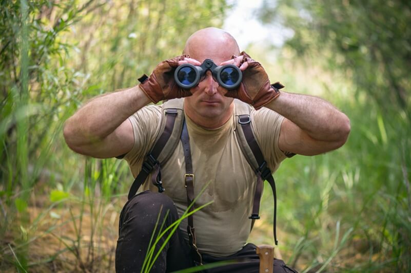 Man With Binoculars